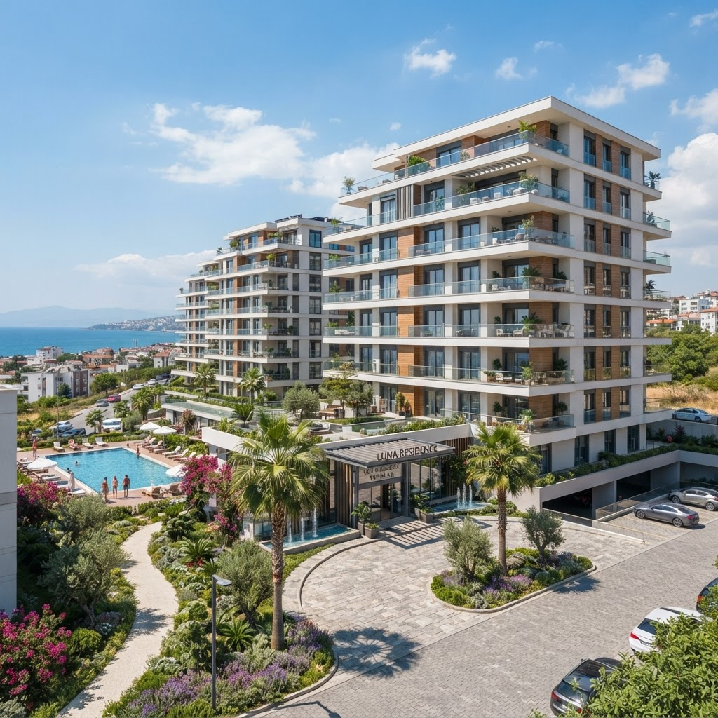 Motifra İnşaat tarafından tamamlanmış modern konut projesi